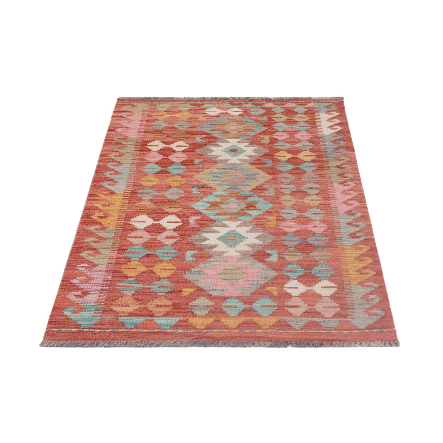 Kelim Teppich - Splash - 130 x 76 cm - mehrfarbig