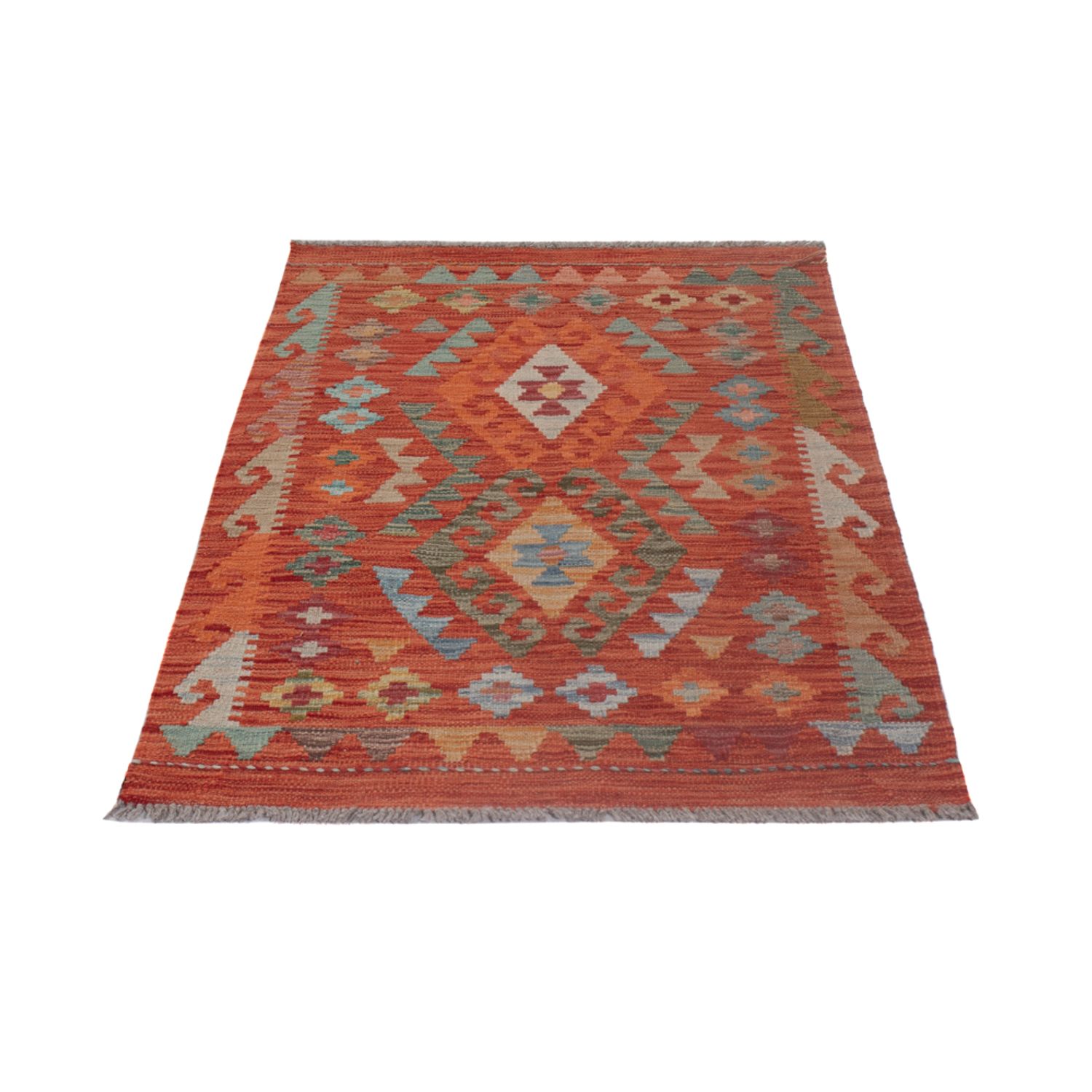 Kelim Teppich - Splash - 124 x 81 cm - mehrfarbig