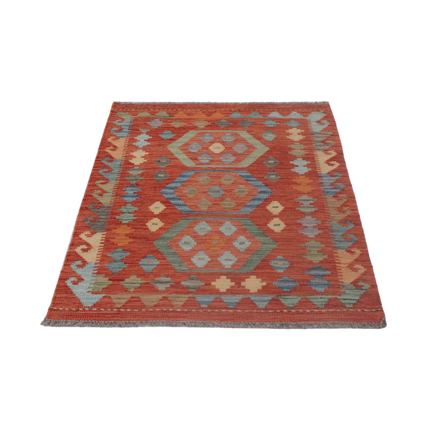 Kelimteppe - Splash - 124 x 80 cm - flerfarget