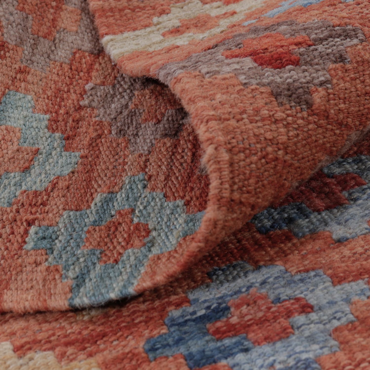 Kelim Teppich - Splash - 118 x 80 cm - mehrfarbig