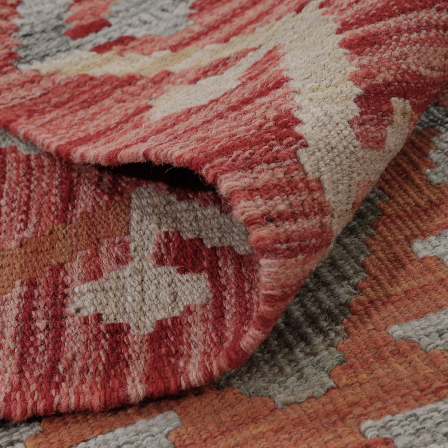 Kelim Teppich - Splash - 125 x 80 cm - mehrfarbig