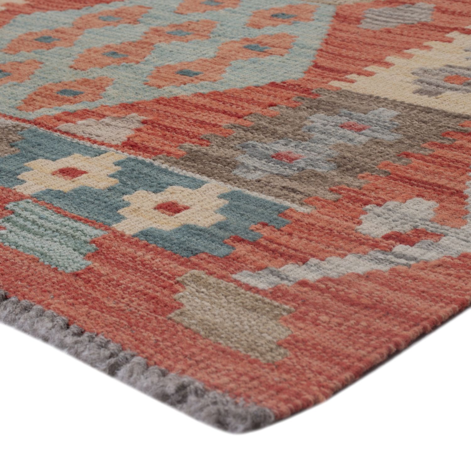 Kelim Teppich - Splash - 123 x 82 cm - mehrfarbig