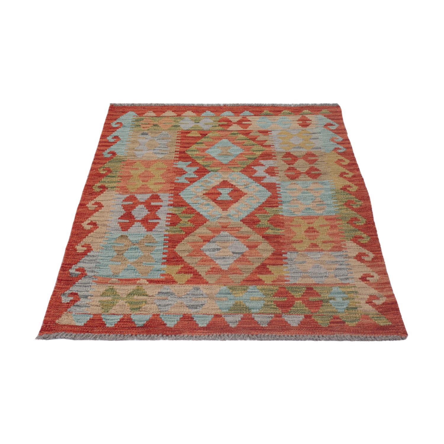Kelim Teppich - Splash - 120 x 81 cm - mehrfarbig