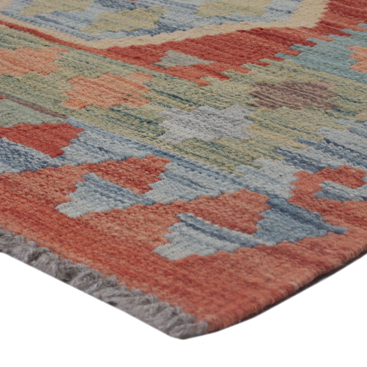 Kelim Teppich - Splash - 131 x 80 cm - mehrfarbig