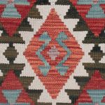 Kelim Teppich - Splash - 123 x 89 cm - mehrfarbig