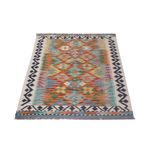 Kelim Teppich - Splash - 118 x 77 cm - mehrfarbig