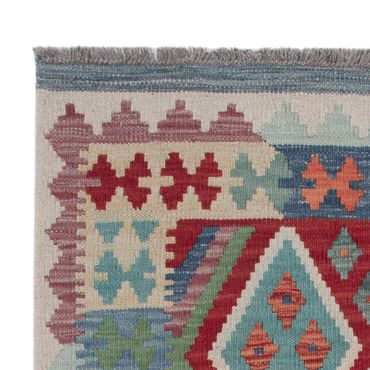 Kelim Teppich - Splash - 131 x 85 cm - mehrfarbig
