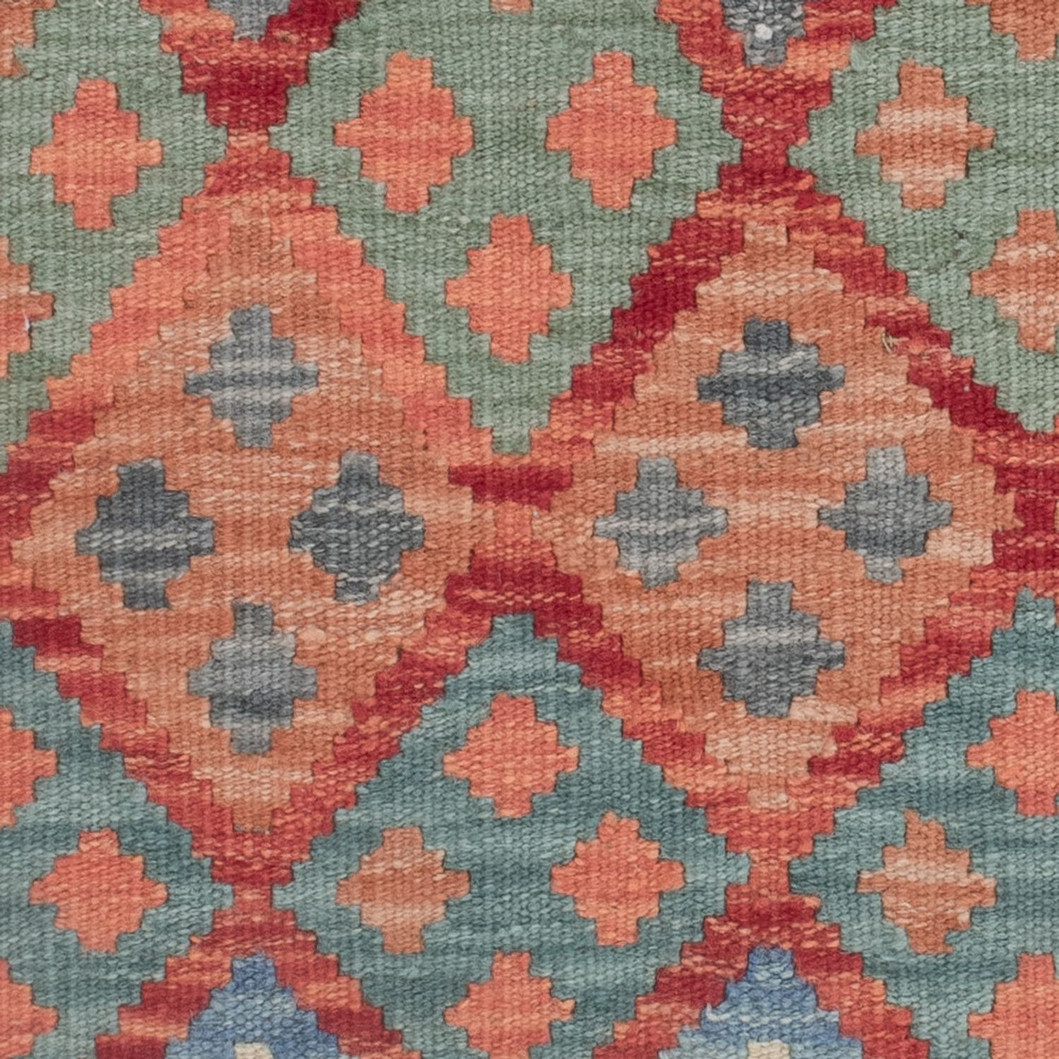 Kelim Teppich - Splash - 126 x 100 cm - mehrfarbig