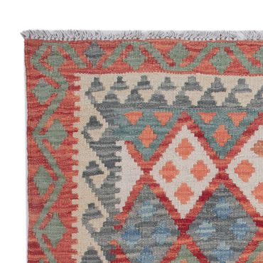 Kelim Teppich - Splash - 126 x 100 cm - mehrfarbig