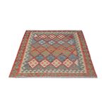 Kelim Teppich - Splash - 126 x 100 cm - mehrfarbig