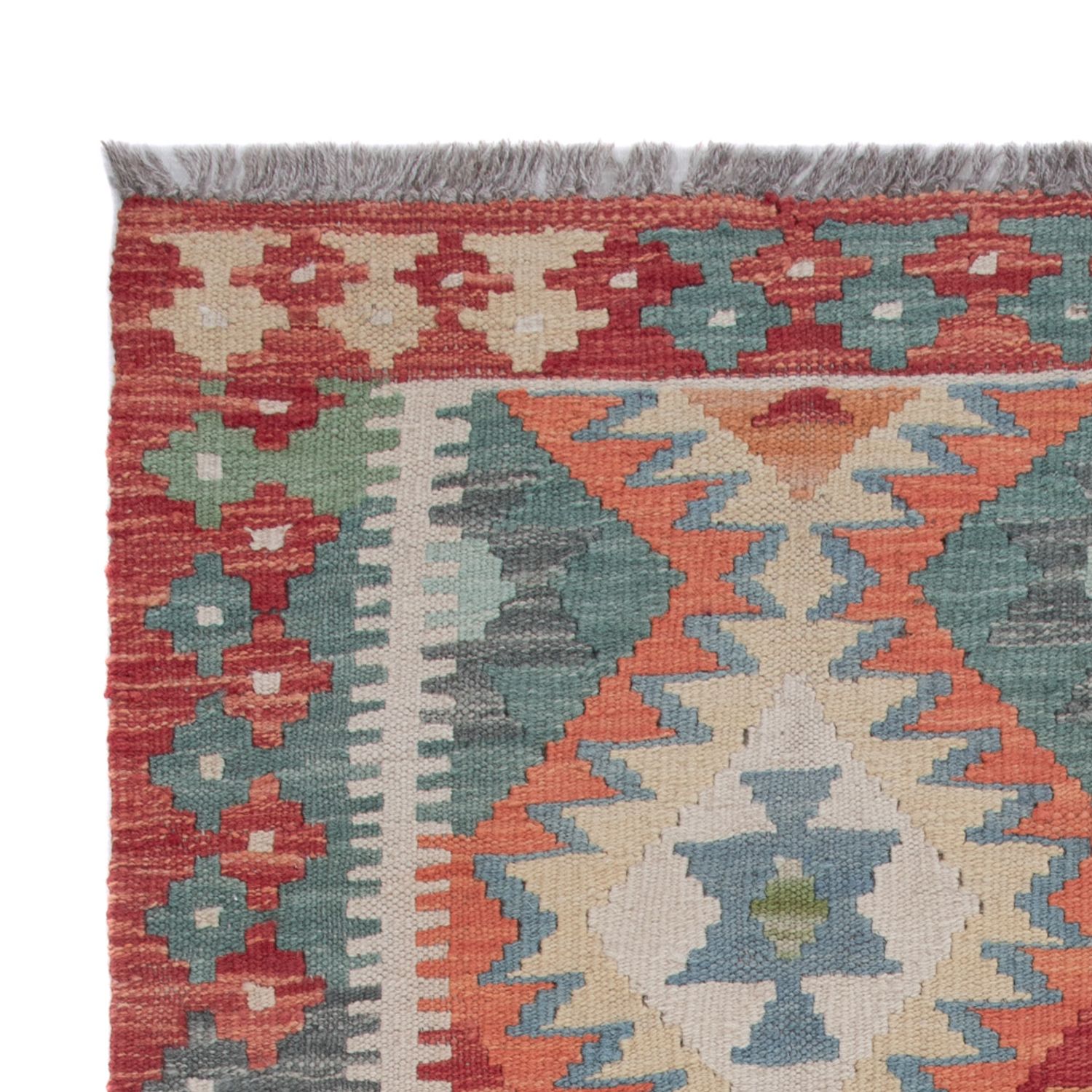 Kelim Teppich - Splash - 124 x 86 cm - mehrfarbig