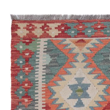 Kelim Teppich - Splash - 124 x 86 cm - mehrfarbig