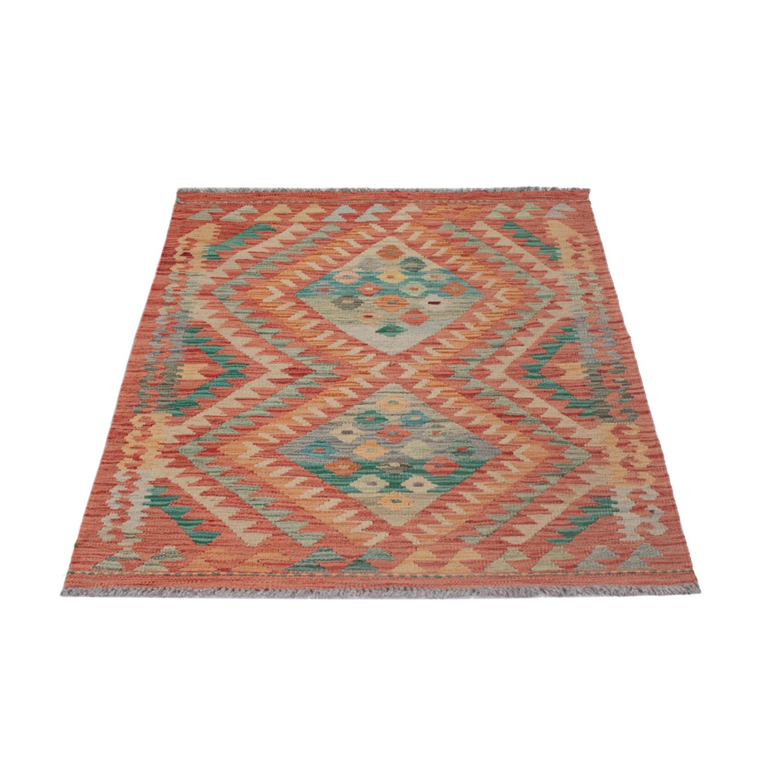 Kelim Teppich - Splash - 130 x 83 cm - mehrfarbig