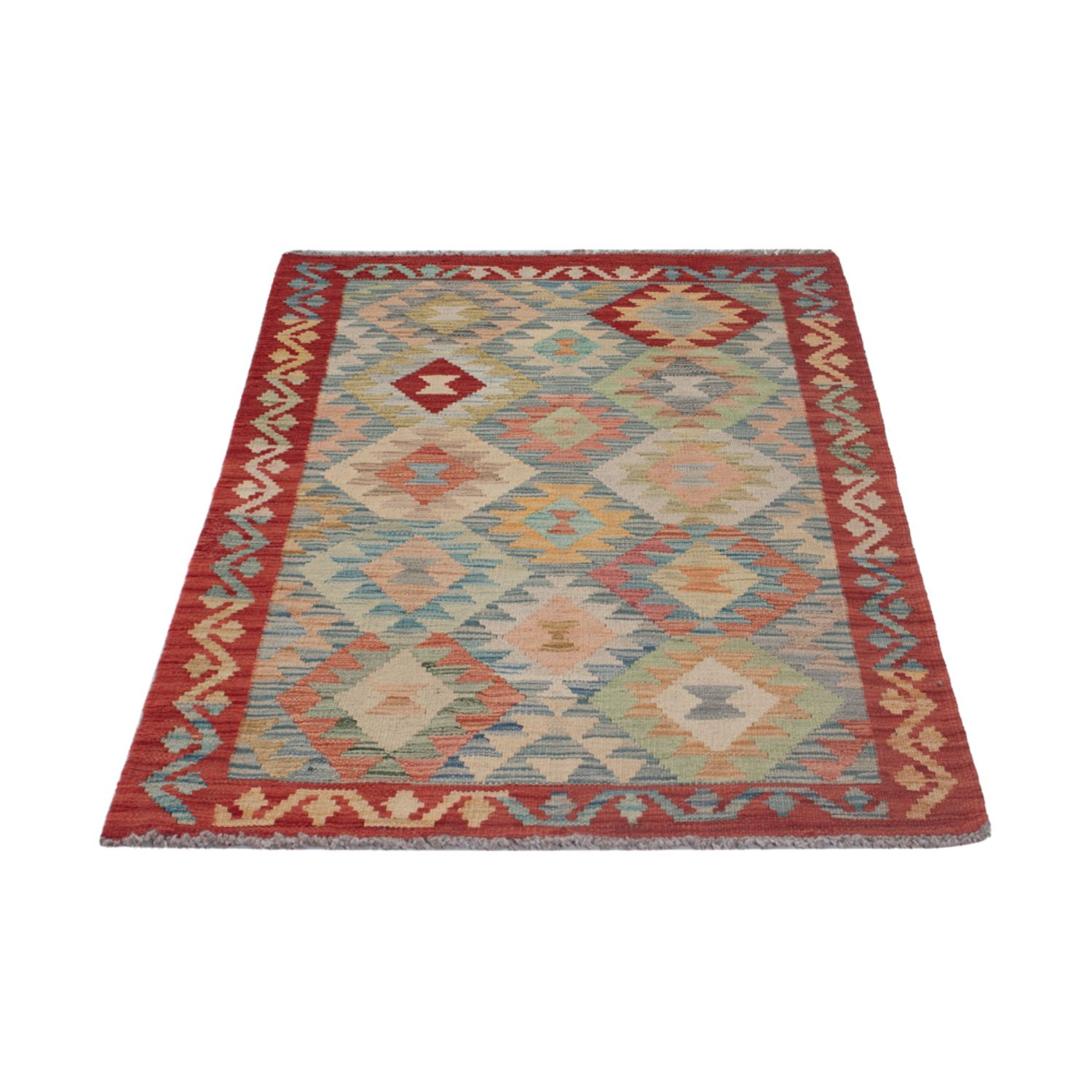 Kelim Teppich - Splash - 127 x 81 cm - mehrfarbig