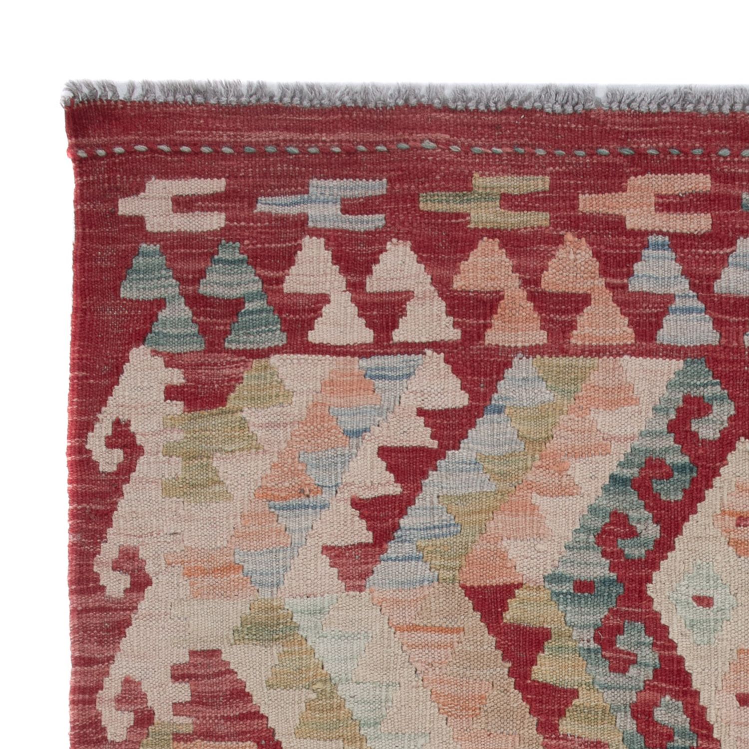 Kelim Teppich - Splash - 123 x 90 cm - mehrfarbig