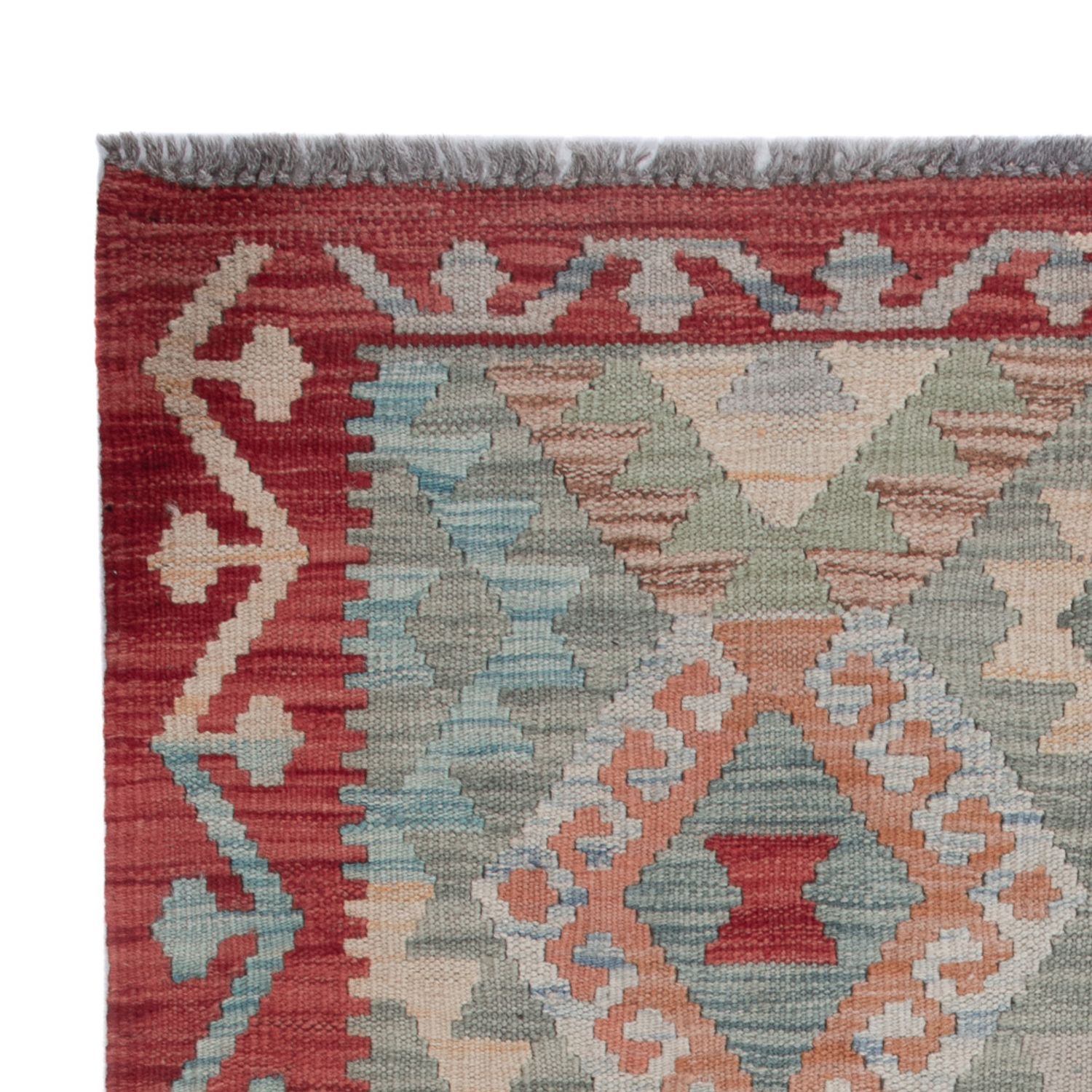 Kelim Teppich - Splash - 123 x 86 cm - mehrfarbig