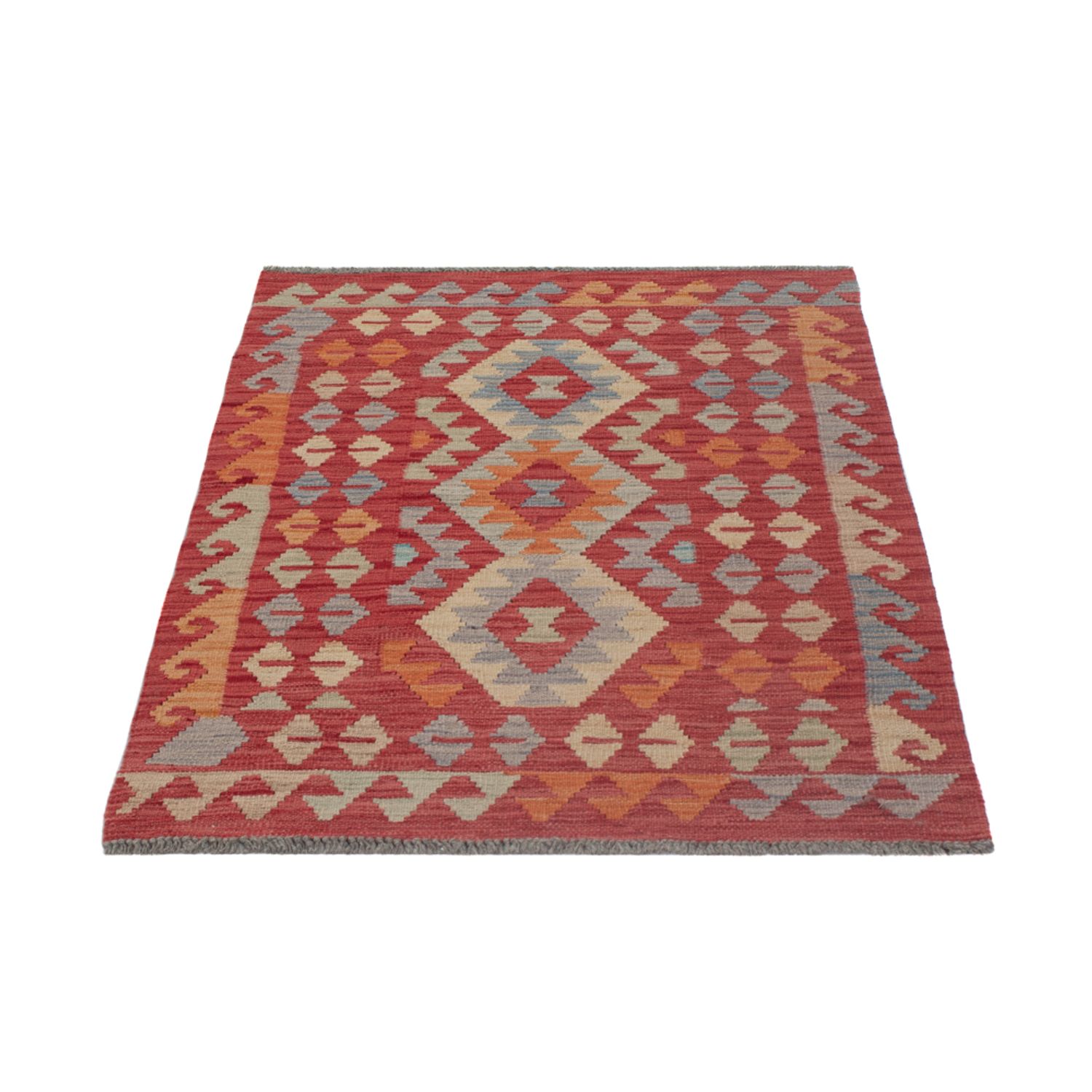 Kelim Teppich - Splash - 119 x 82 cm - mehrfarbig