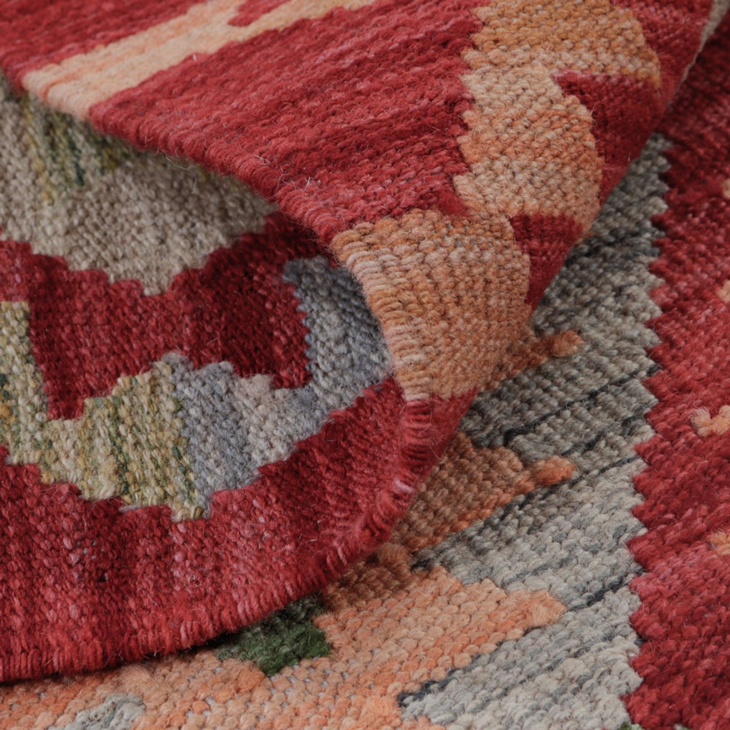 Kelim Teppich - Splash - 122 x 80 cm - mehrfarbig