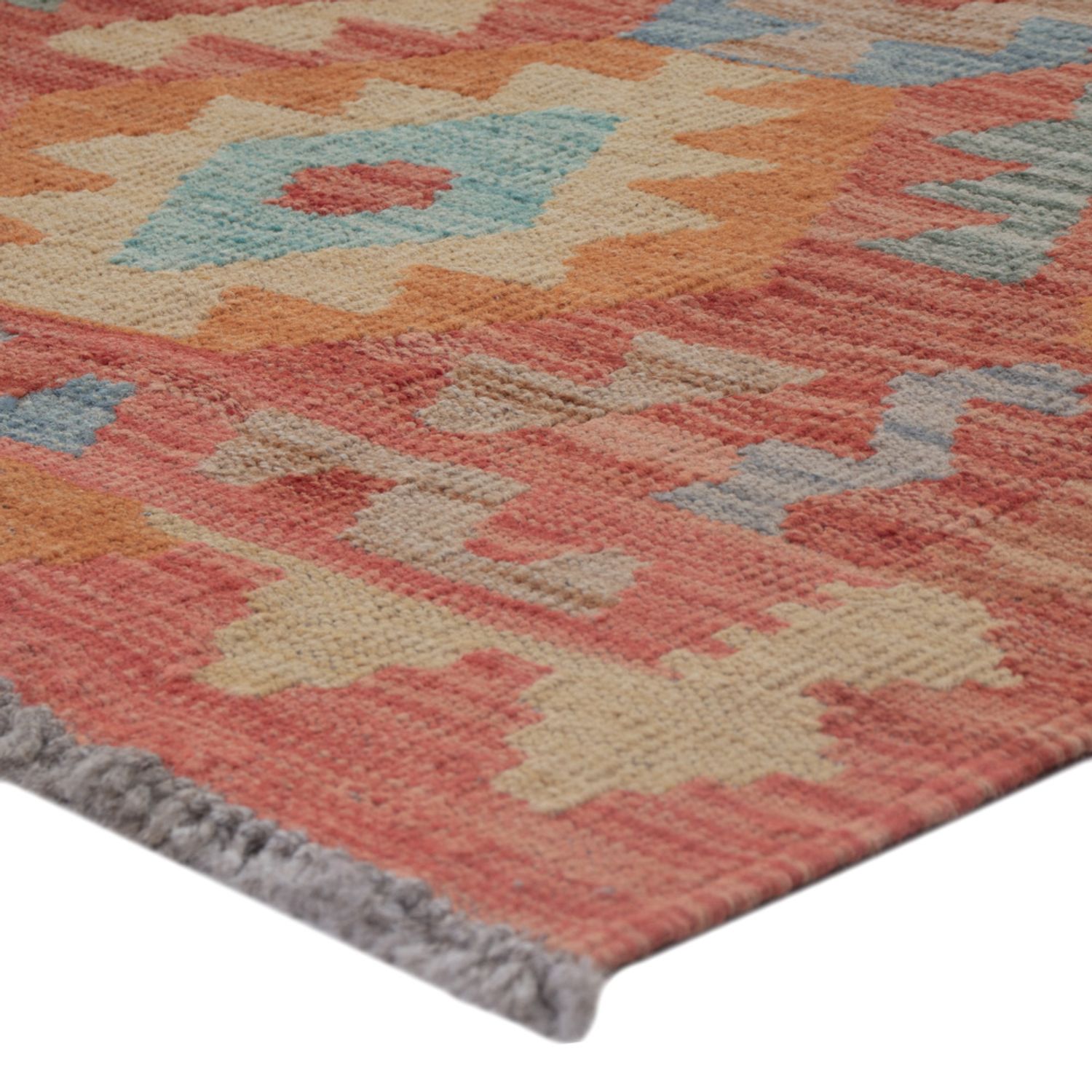 Kelim Teppich - Splash - 125 x 74 cm - mehrfarbig
