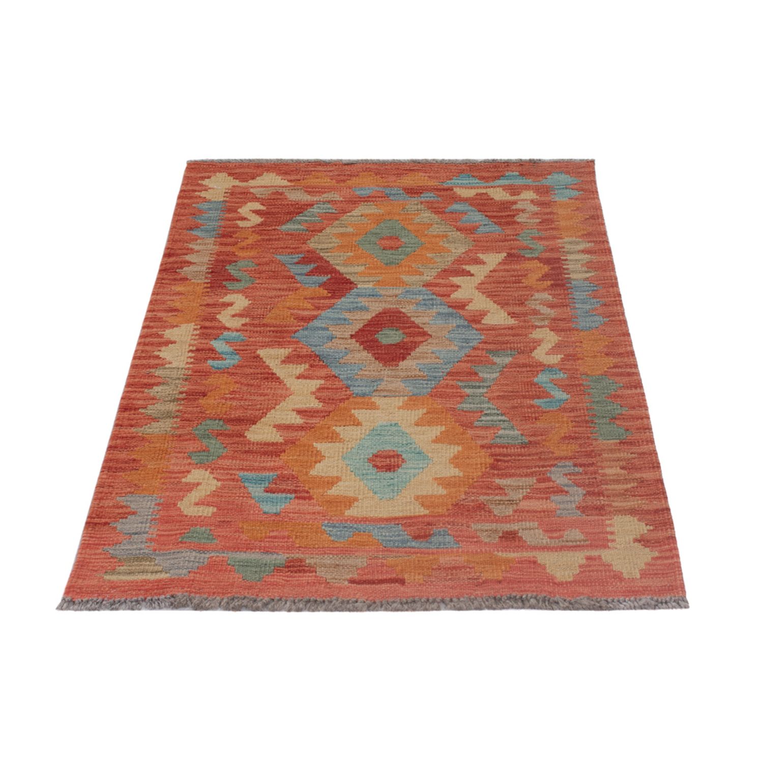 Kelim Teppich - Splash - 125 x 74 cm - mehrfarbig