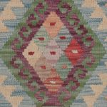 Kelim Teppich - Splash - 128 x 89 cm - mehrfarbig