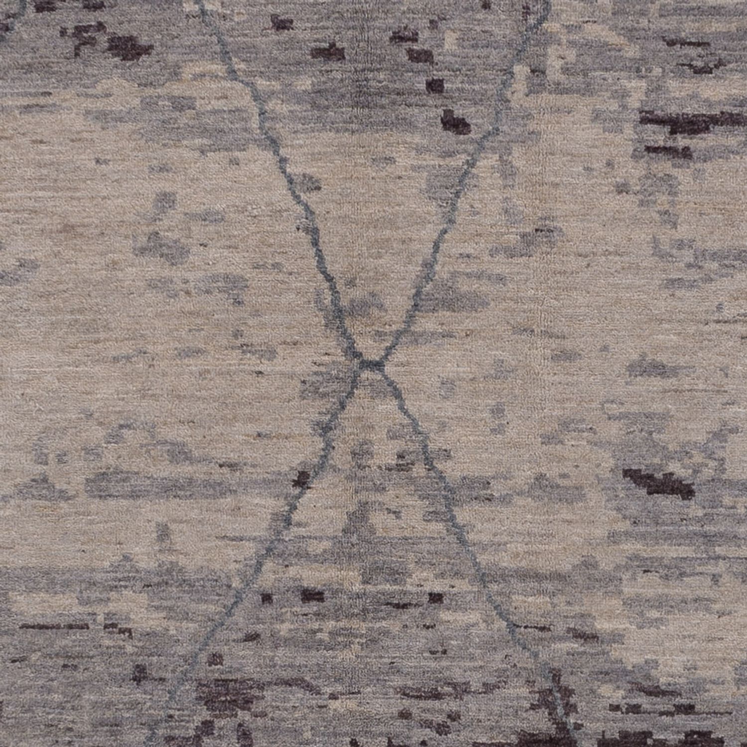 Berber Teppich - 368 x 274 cm - dunkelgrau