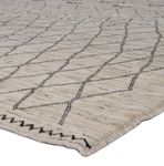 Alfombra bereber - 347 x 250 cm - gris oscuro