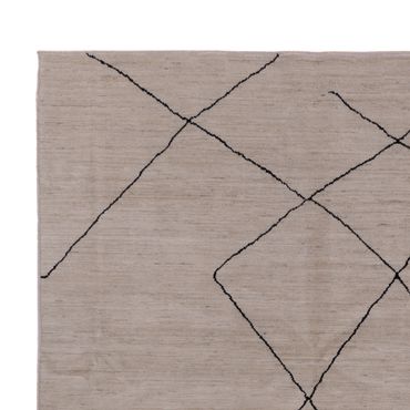 Berber Teppich - 345 x 247 cm - grau