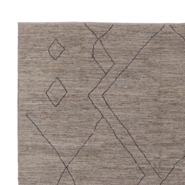 Berber Teppich - 347 x 256 cm - grau