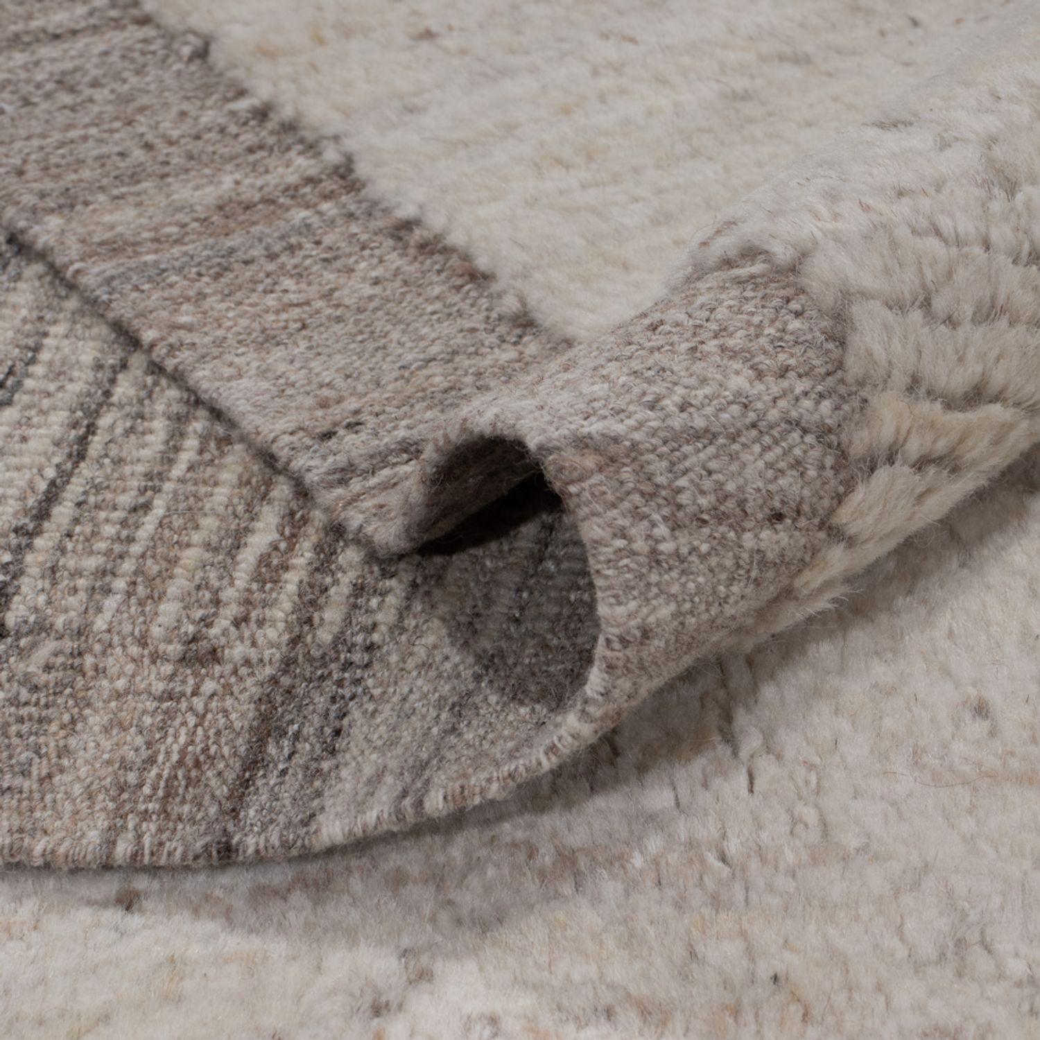 Alfombra bereber - 343 x 256 cm - gris