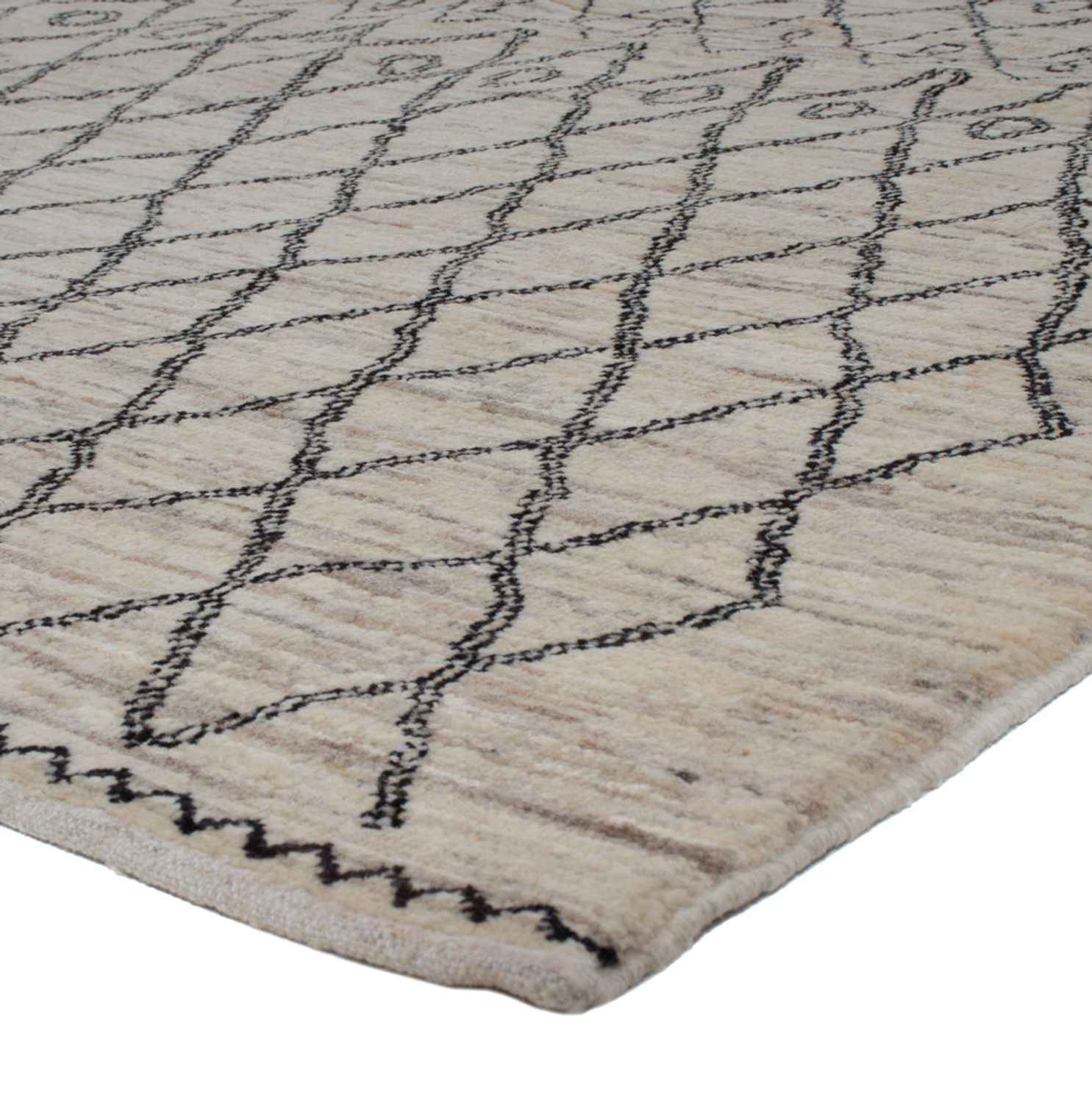 Berber Teppich - 240 x 173 cm - dunkelgrau