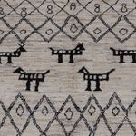 Berber Teppich - 240 x 173 cm - dunkelgrau