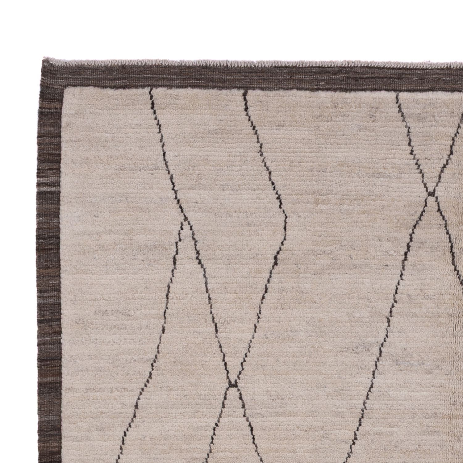 Alfombra bereber - 239 x 172 cm - gris claro