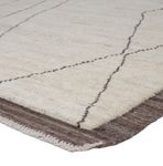 Alfombra bereber - 239 x 172 cm - gris claro