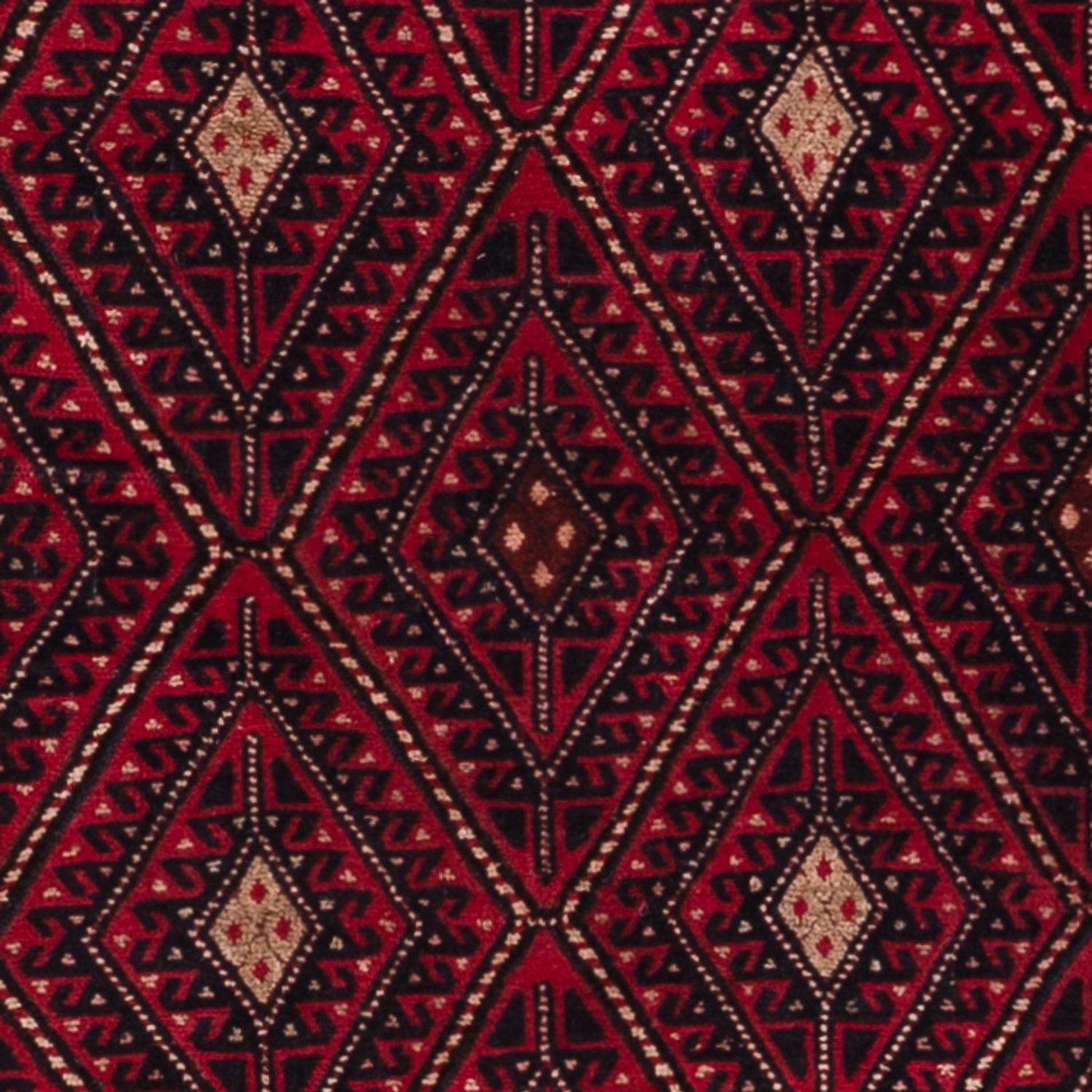 Kelim Teppich - Oriental - 174 x 149 cm - dunkelrot