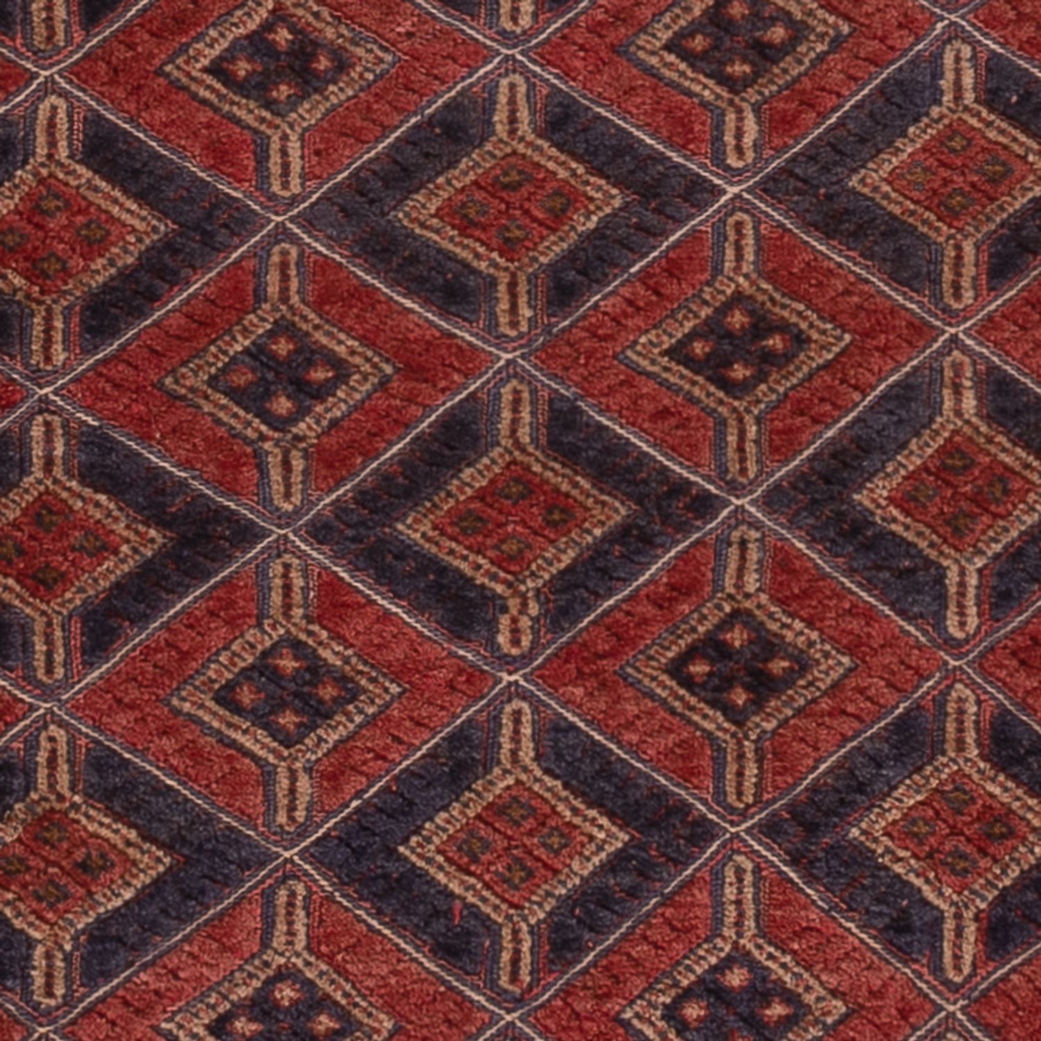 Kelim Teppich - Oriental - 188 x 142 cm - dunkelrot