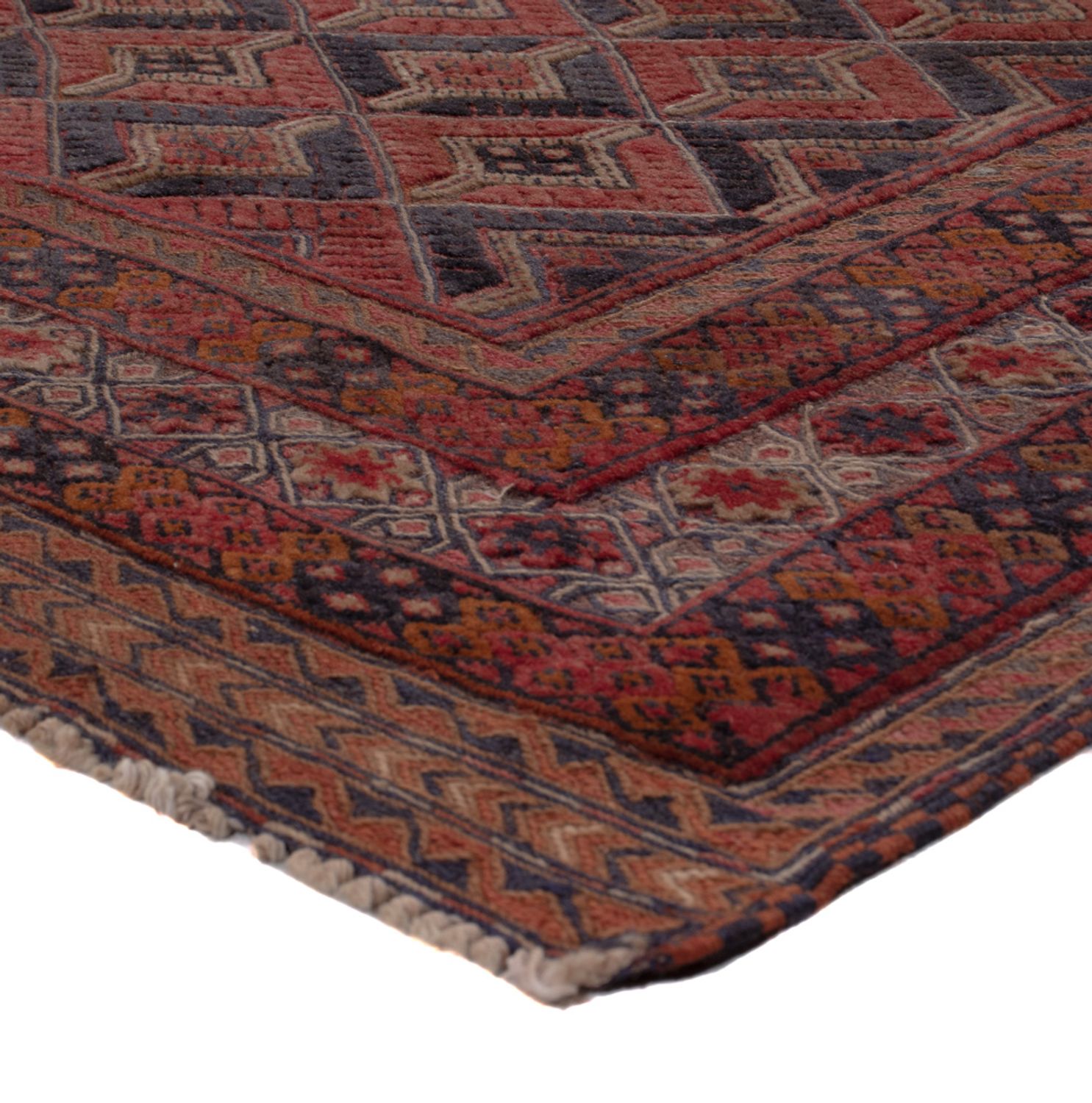 Kelim Teppich - Oriental - 188 x 142 cm - dunkelrot