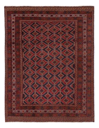 Kelim Teppich - Oriental - 188 x 142 cm - dunkelrot