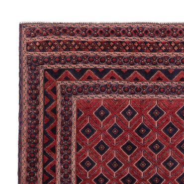 Tapete Kelim - Oriental forma especial  - 184 x 158 cm - vermelho escuro