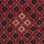 Kelim Teppich - Oriental sonderform  - 184 x 158 cm - dunkelrot
