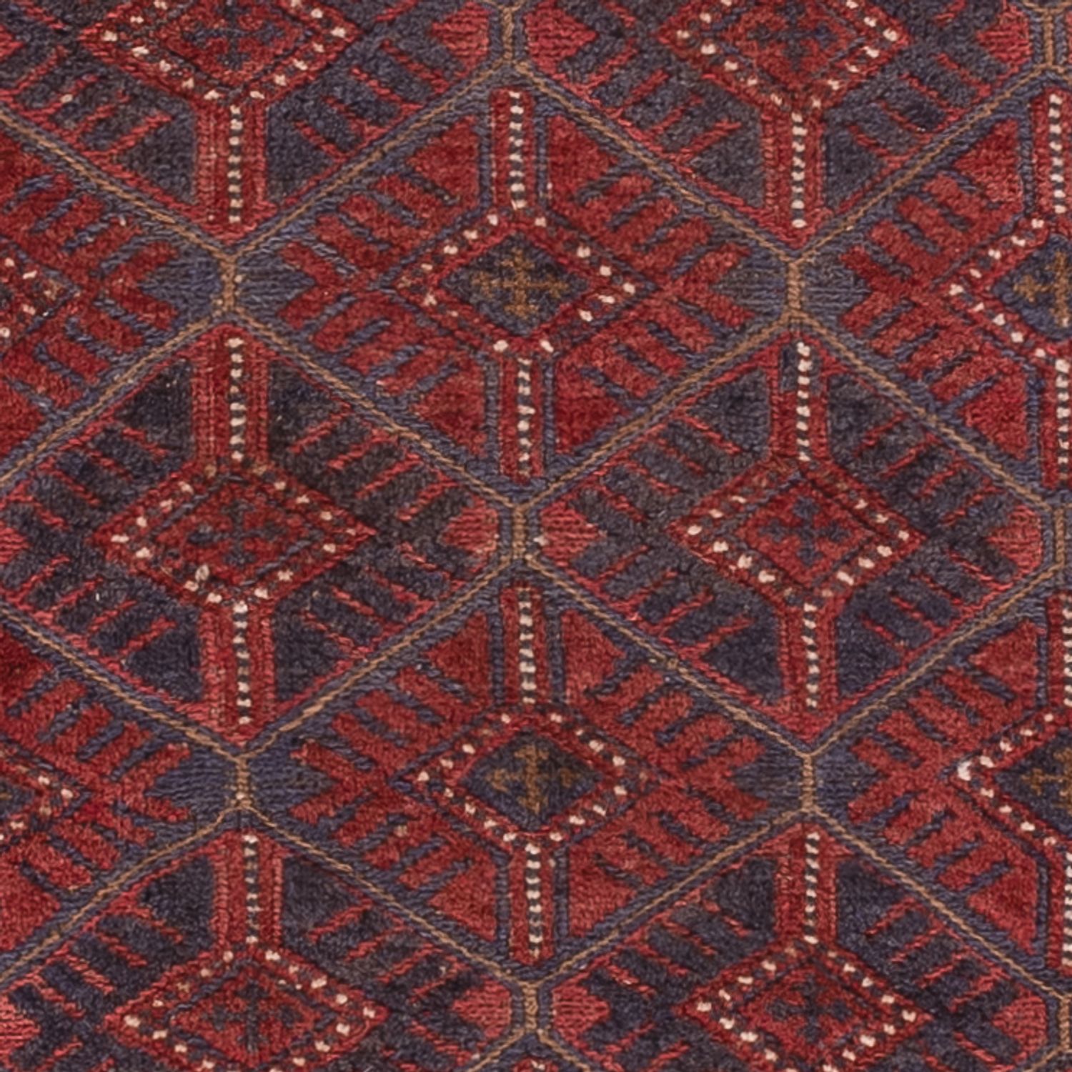 Kelim Teppich - Oriental - 175 x 141 cm - dunkelrot