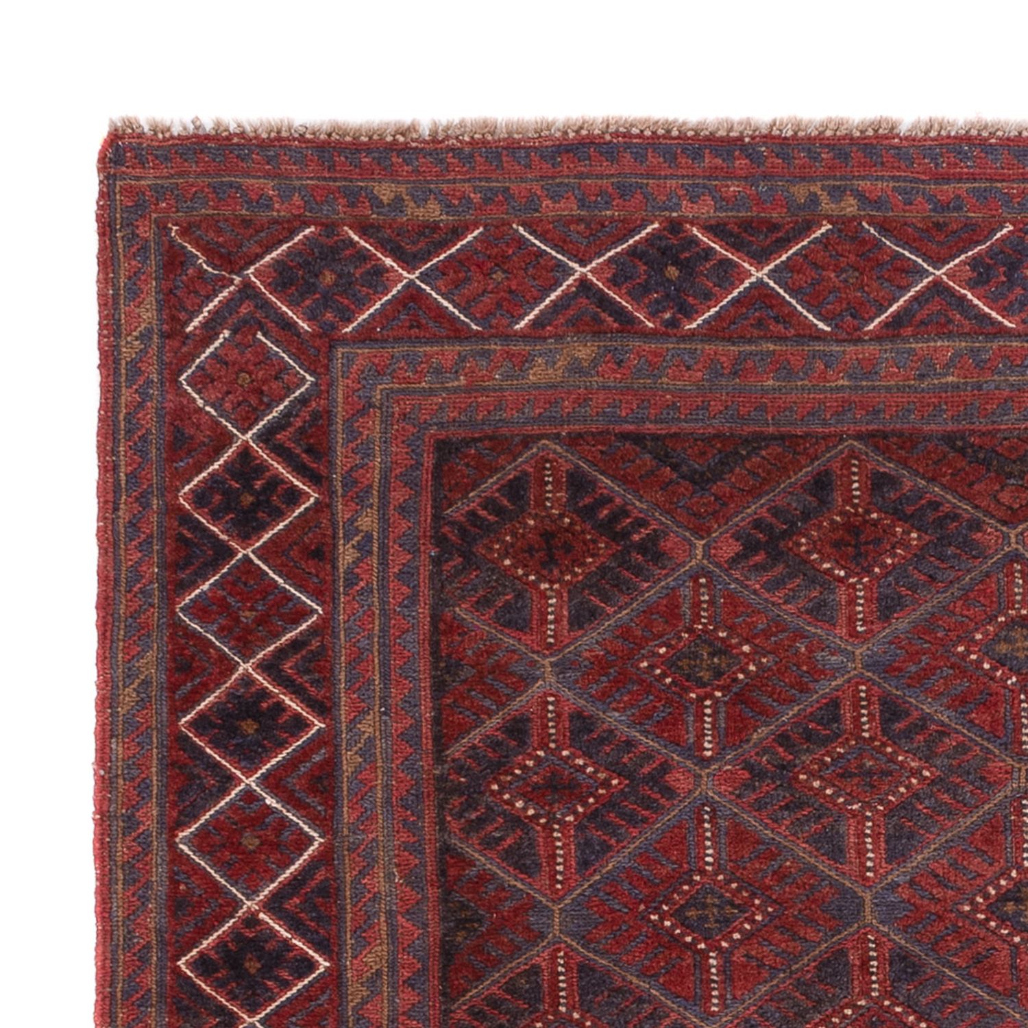 Kelim Teppich - Oriental - 175 x 141 cm - dunkelrot