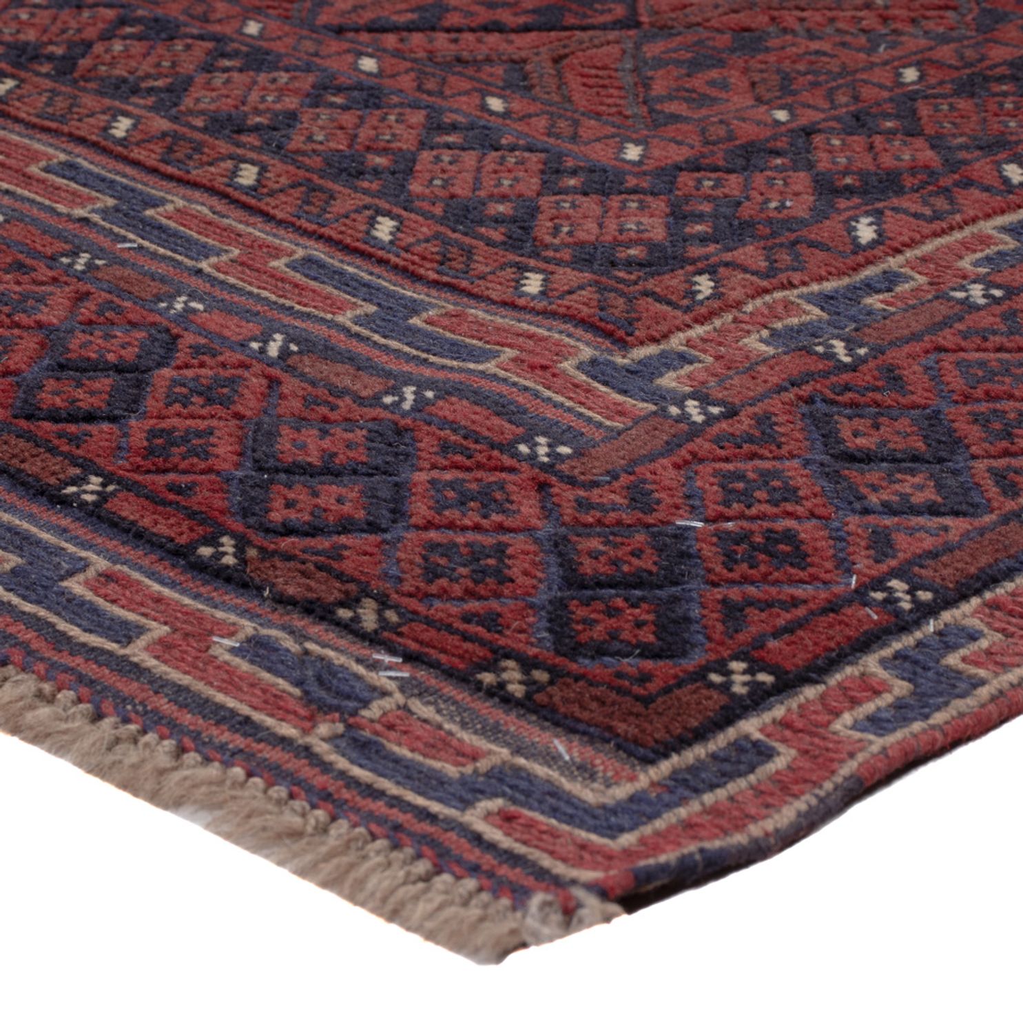 Kelim Teppich - Oriental - 184 x 137 cm - dunkelrot