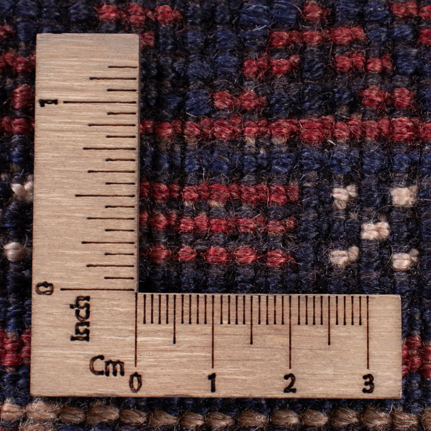 Kelim Teppich - Oriental - 184 x 137 cm - dunkelrot