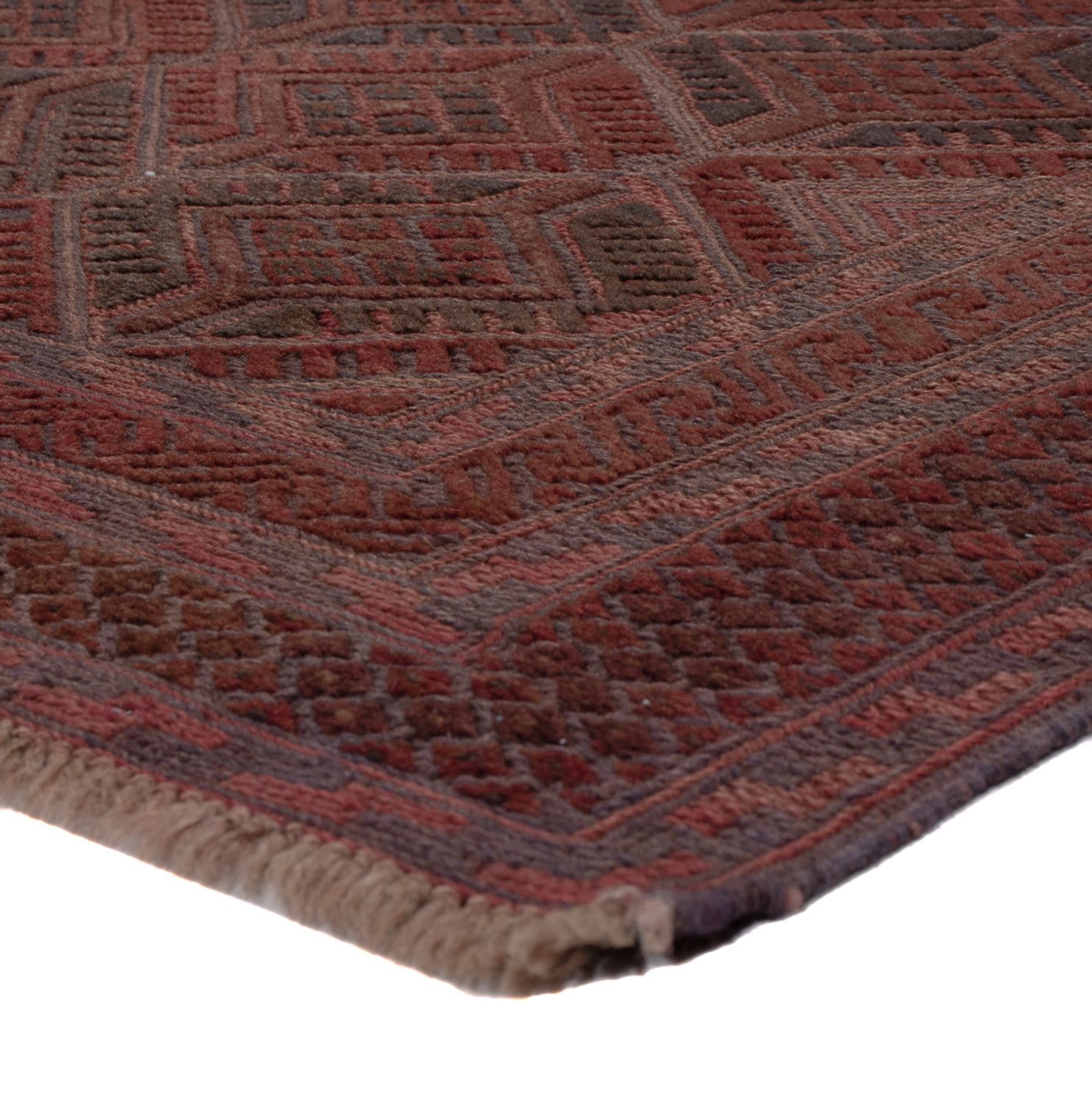 Kelim Teppich - Oriental - 187 x 150 cm - dunkelrot