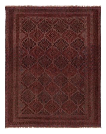 Kelim Teppich - Oriental - 187 x 150 cm - dunkelrot