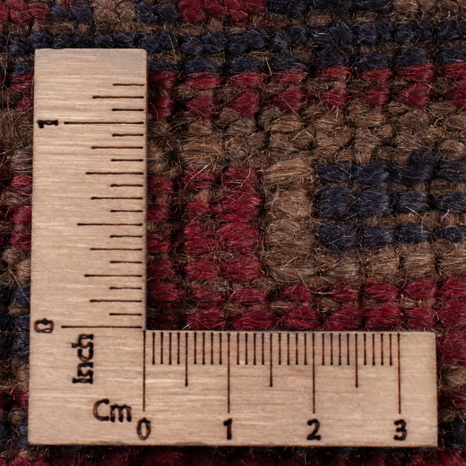 Kelim Teppich - Oriental quadratisch  - 176 x 167 cm - dunkelrot