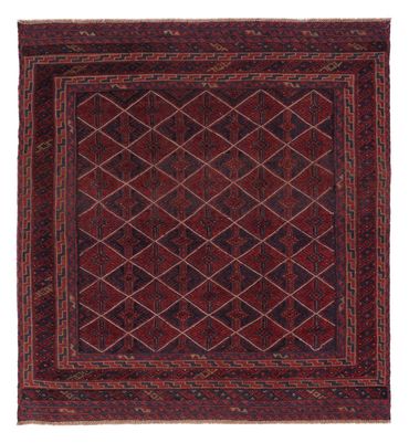 Kelim Teppich - Oriental quadratisch  - 176 x 167 cm - dunkelrot