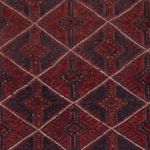 Kelim Teppich - Oriental quadratisch  - 176 x 167 cm - dunkelrot