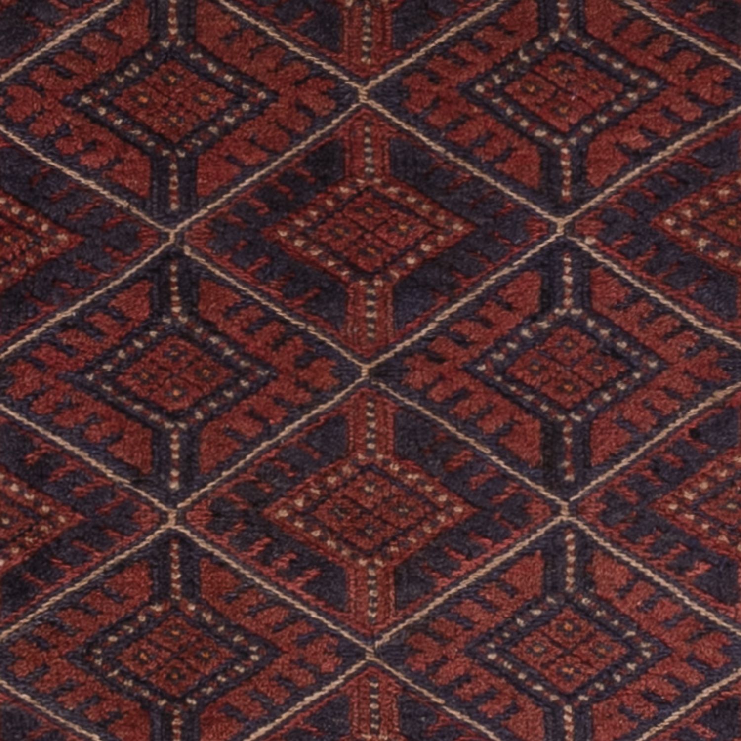 Kelim Teppich - Oriental - 175 x 134 cm - dunkelrot